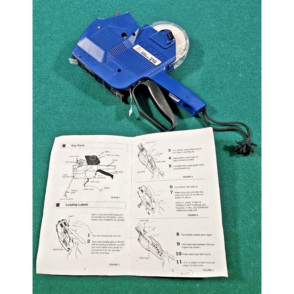 SATO AVERY DENNISON 2 LINE PRICE MARKER 8 Characters Per Line Price Label Gun